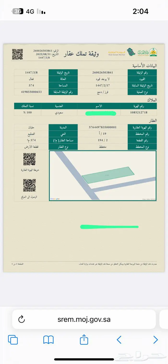 قطع تجارية في حلبان 3