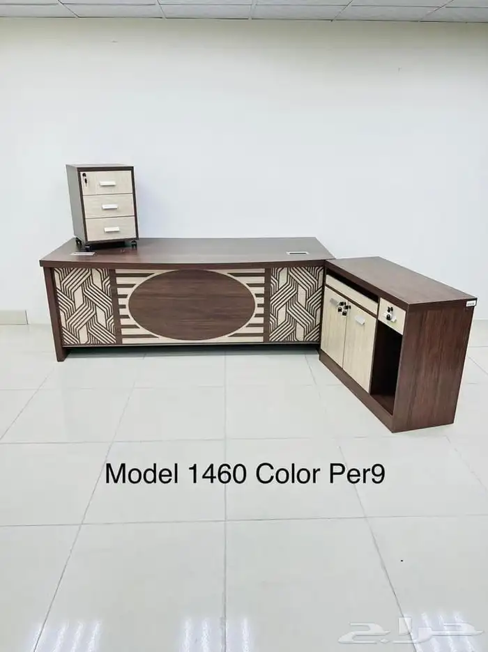 مكتب أنيق متكامل 3 قطع 2