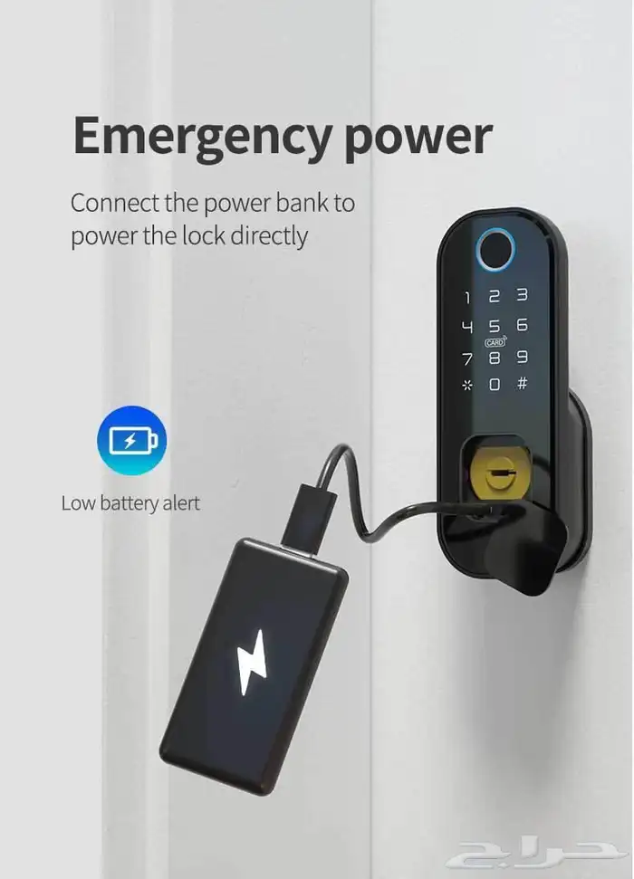 قفل ذكي اقفال سمارت قفل بصمة smart lock TT LOCK tuya تركيب 15