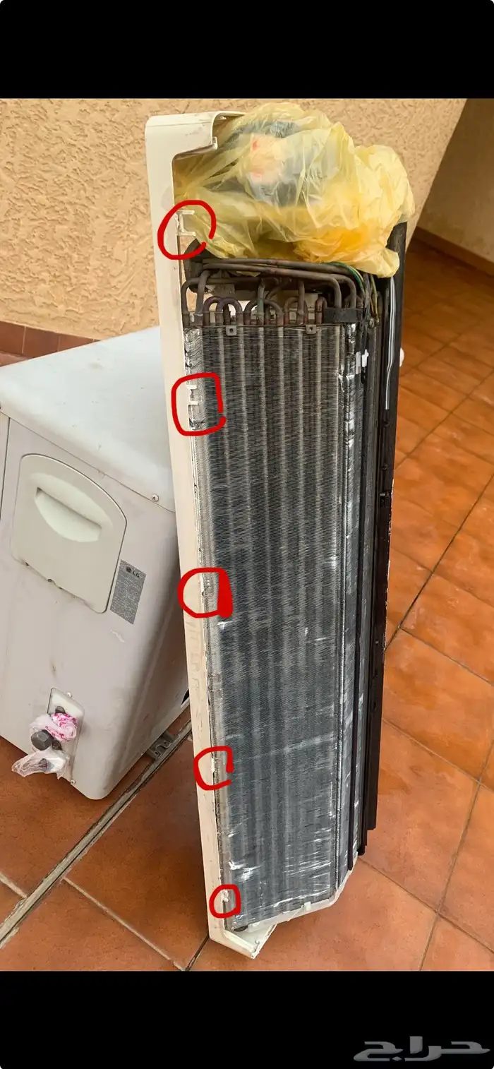 للبيع مكيف اسبلت ال جي ( L G)18000وحدة 0