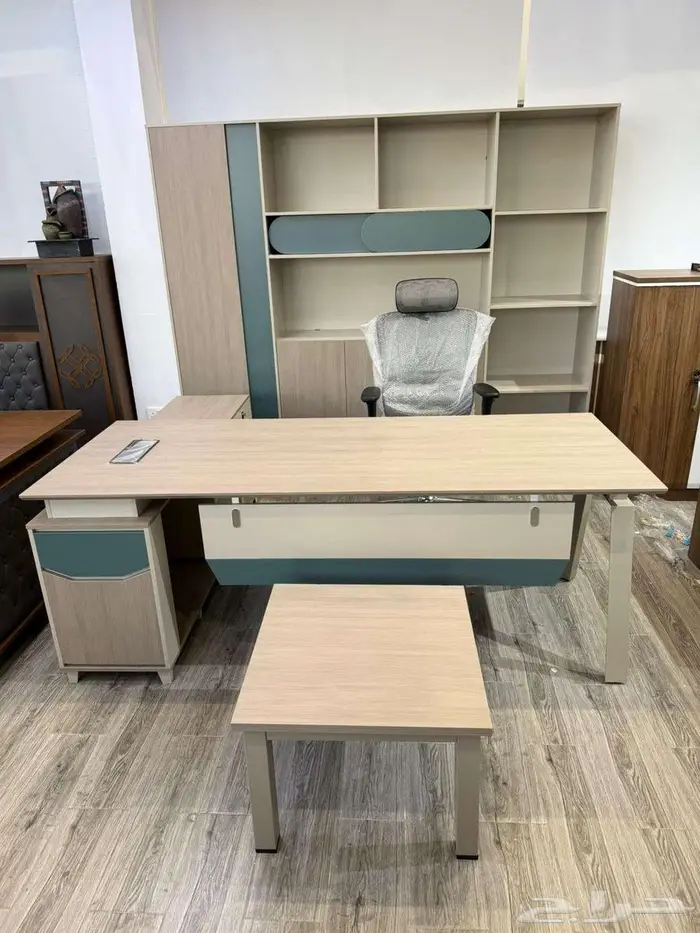 طقم مكتب مدير كبير مودرن فخم مع دولاب (يوم الوطني خصم خاص) 0