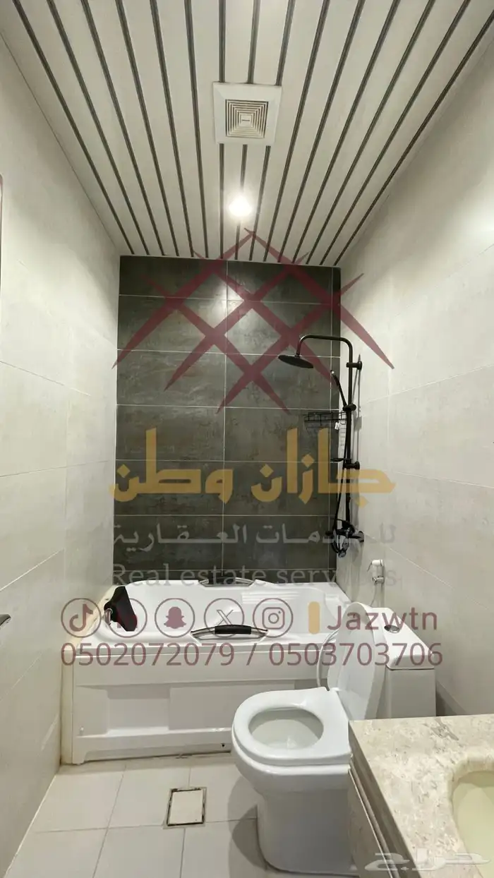 للإيجار شفة 5 غرف شبه مفروشة في شمال جيزان 5