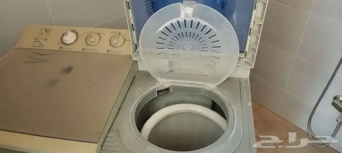 غسالتين سامسونج 14 كيلو حوضين (النشافة عطلانه) للبيع. 9