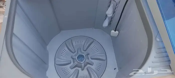 غسالتين سامسونج 14 كيلو حوضين (النشافة عطلانه) للبيع. 4