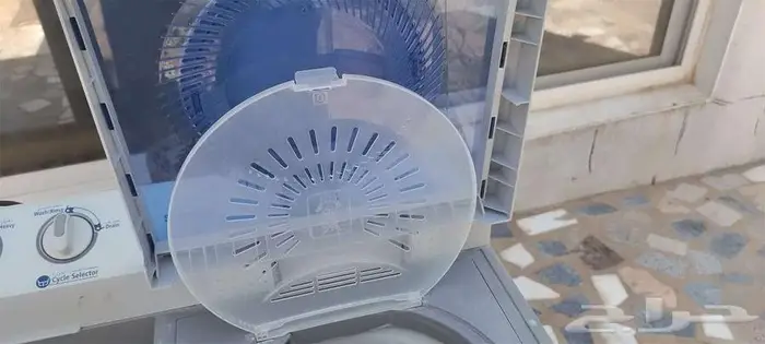 غسالتين سامسونج 14 كيلو حوضين (النشافة عطلانه) للبيع. 2