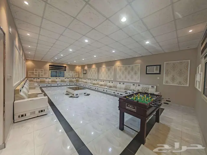 استراحة هابي نايت قسمين كبيره ومسبح كبير بسخان وملعب طايره 10