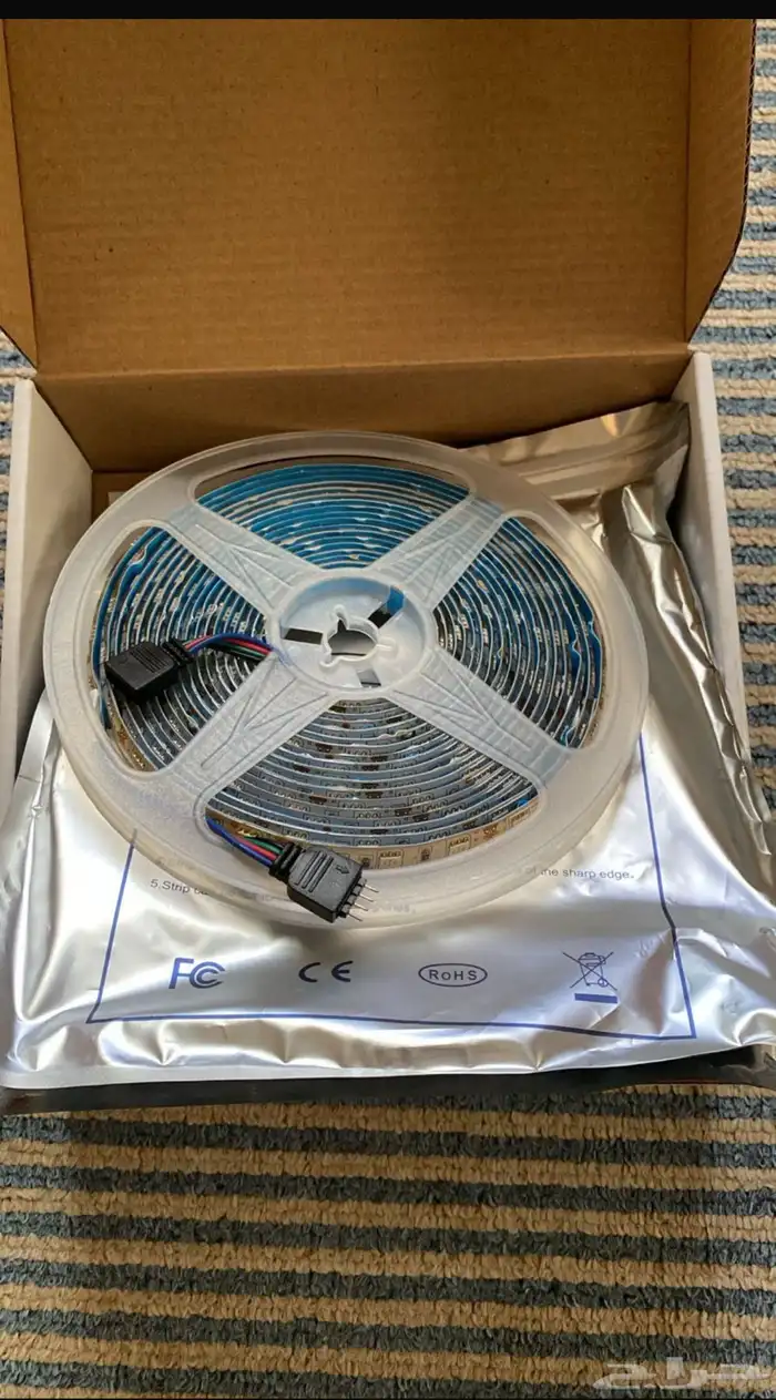 عرض إضاءة الزاوية الذكية اضاءة LED للزاوية و شريط لاصق 5متر 0