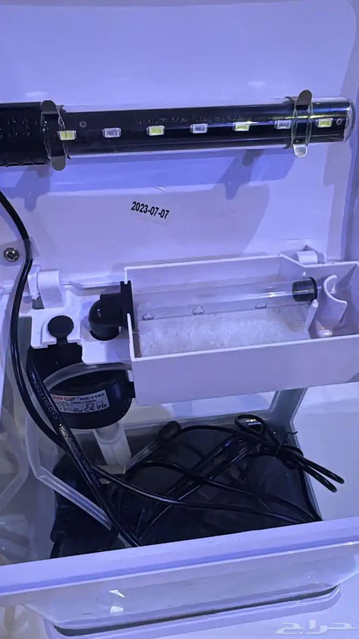 حوض سمك جديد ونظيف للبيع مقاسه صغير 1