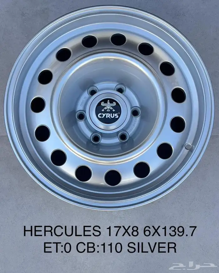 جنوط سايروس هلل 17 اصلي 6او5 مسامير ( جديد ) 0