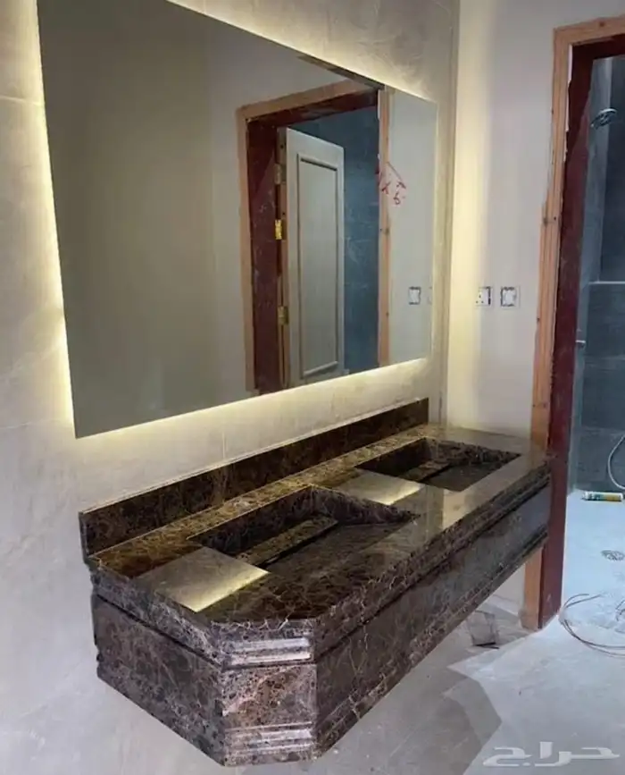 تفاصيل مغاسل ورخام طبيعي 14