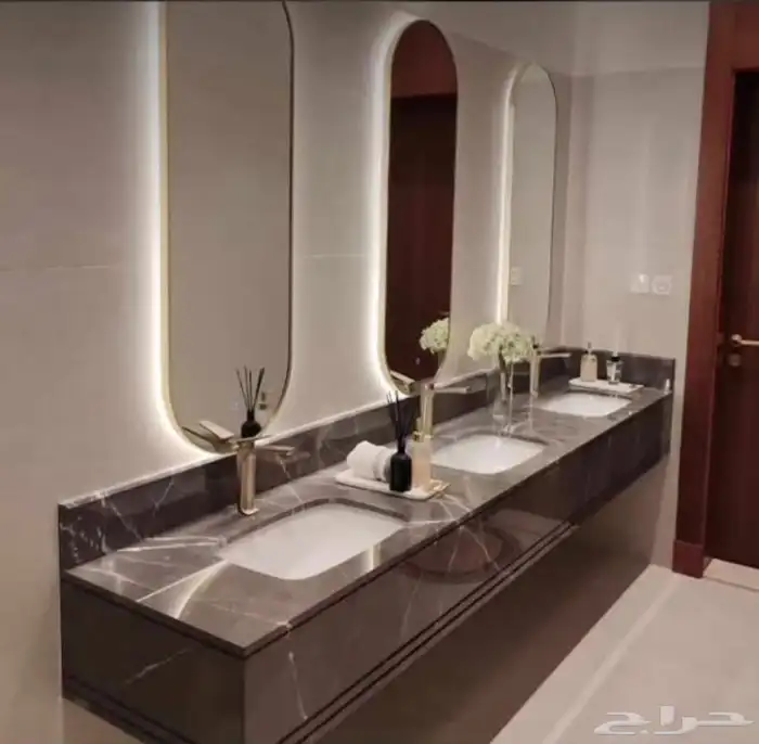 تفاصيل مغاسل ورخام طبيعي 3