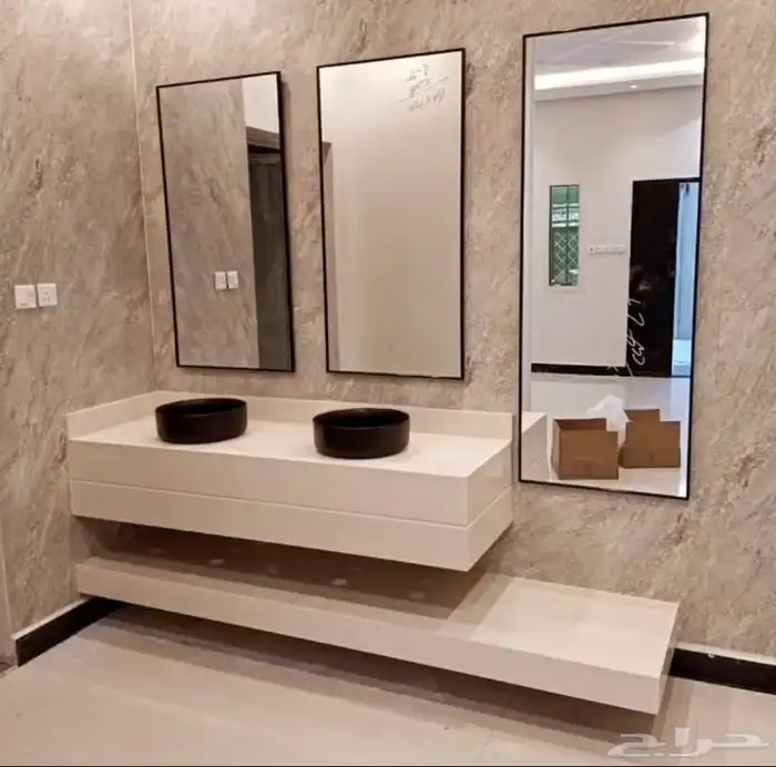 تفاصيل مغاسل ورخام طبيعي 13