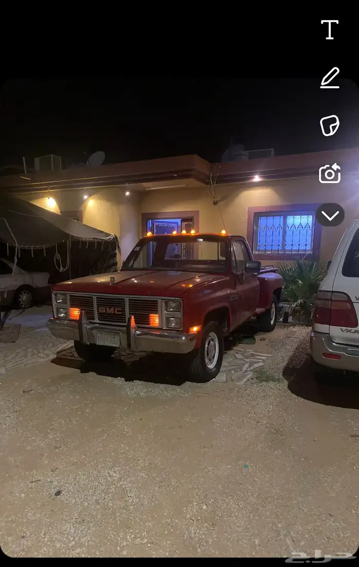 السلام عليكم اعرض لكم جمس مديل 83 مكينه 350 شرط قير مكينه 12