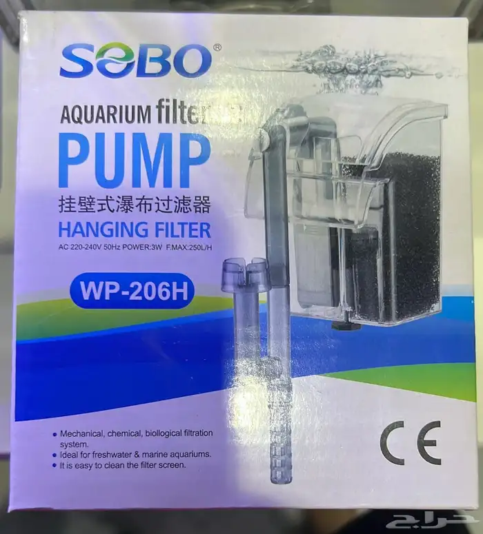 فلتر شلال ميني sobo لحوض السمك 0