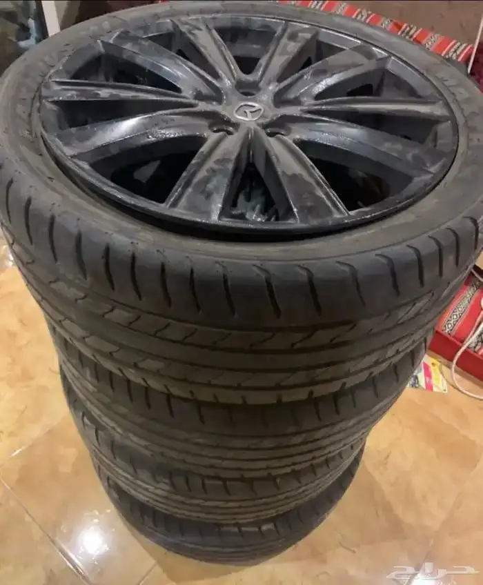 كفرات وجنوط مازدا 6 الفل او مازدا 9 تركب عليه شبه الجديده 4