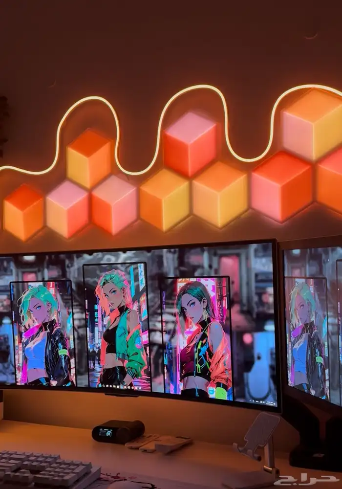 اضاءه جداريه قوفي Govee Glide Hexa Pro LED Light Panels 2