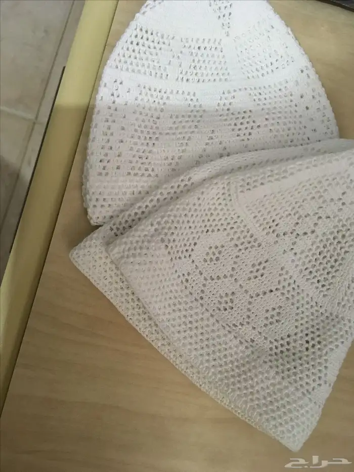 طاقية كروشية رجالية حق الصلاة 1