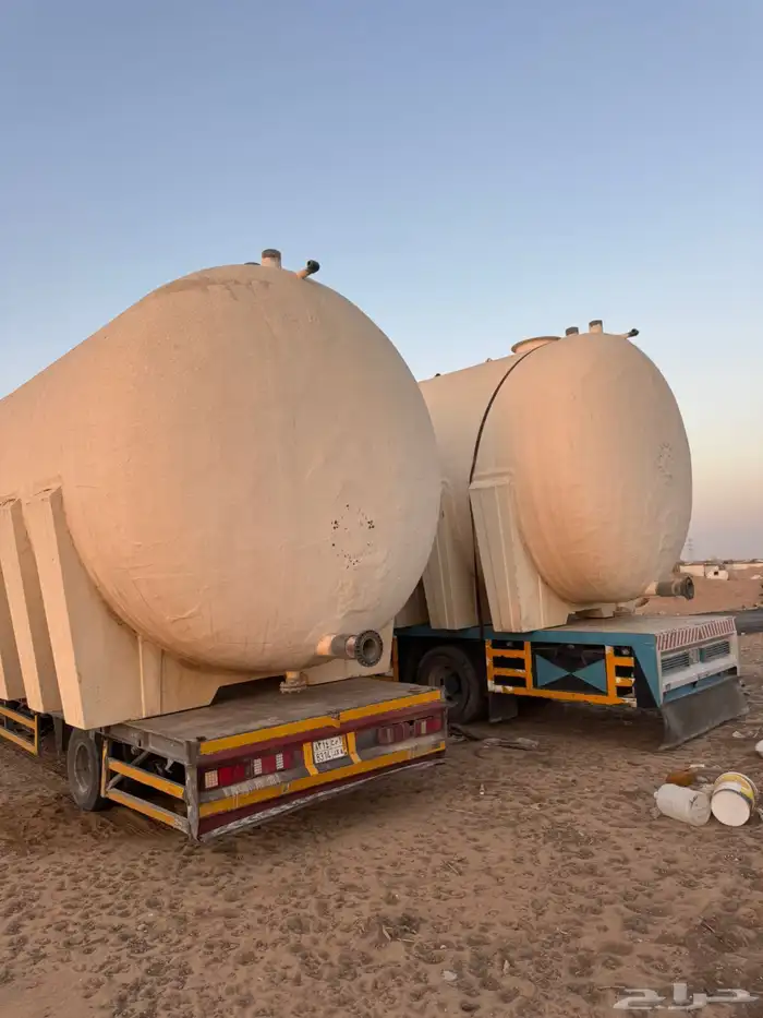 خزانات ماء للبيع 75الف التر فيبر لأمريكي افقي 1