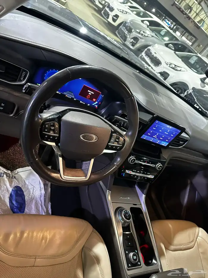 فورد اكسبلور رصاصى 2021 بنزين بطاقة جمركية وارد كوريا 6