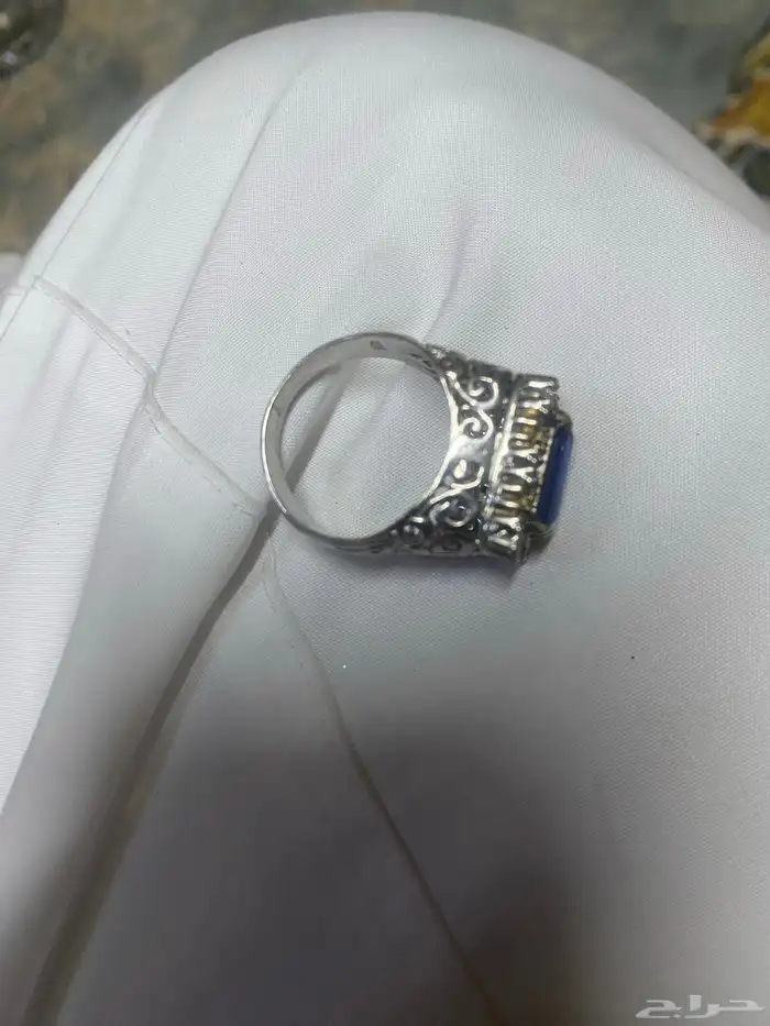 خواتم فضه وفيروز مشجر اصلي مشروط  عقيق احمر اصلي وغيره 2