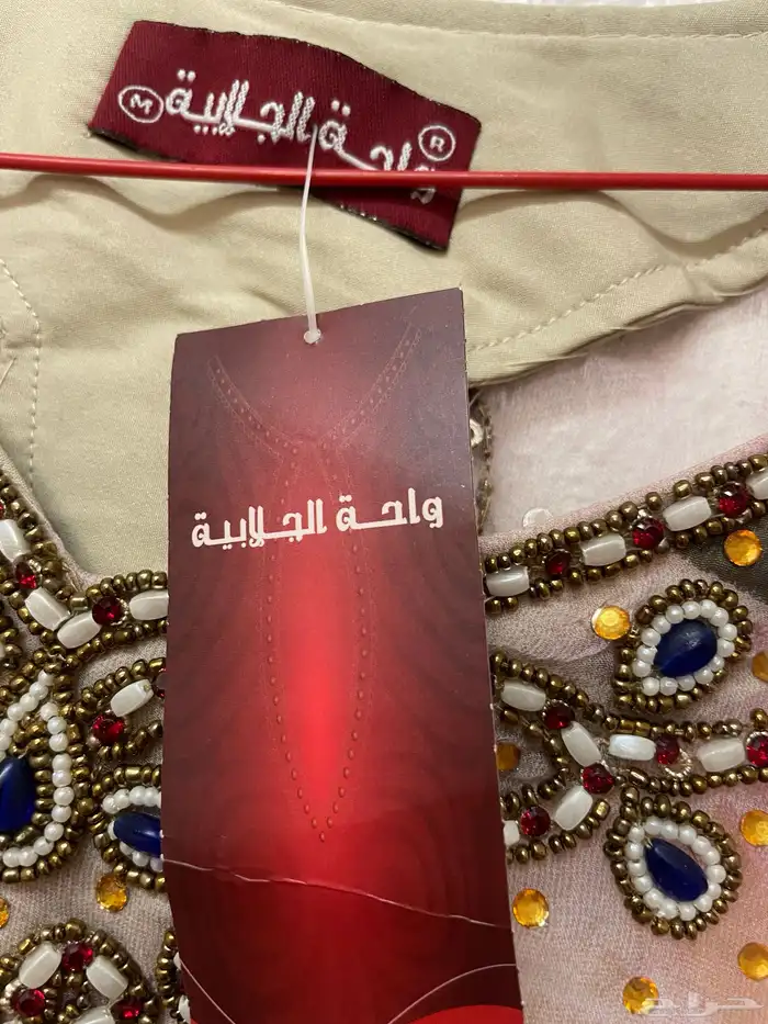 للبيع جلابيه شيفون طوله ميدي مقاسه Mجديد لم يلبس 3
