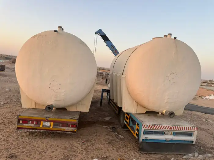 خزانات ماء للبيع 75الف التر فيبر لأمريكي افقي 4