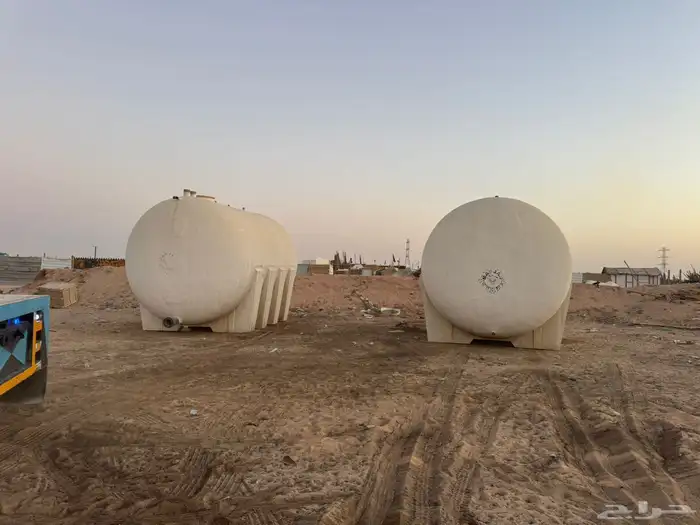 خزانات ماء للبيع 75الف التر فيبر لأمريكي افقي 0