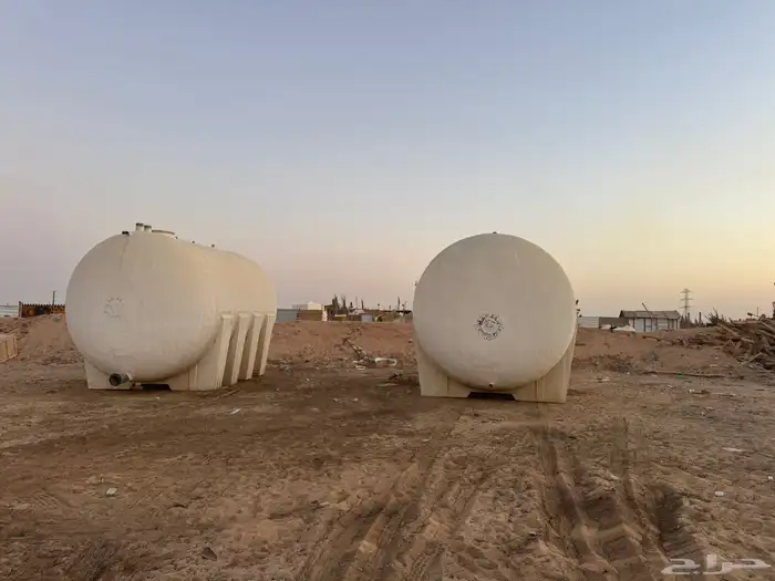 خزانات ماء للبيع 75الف التر فيبر لأمريكي افقي 3