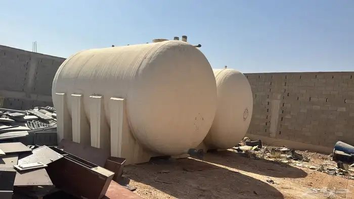 خزانات ماء للبيع 75الف التر فيبر لأمريكي افقي 10