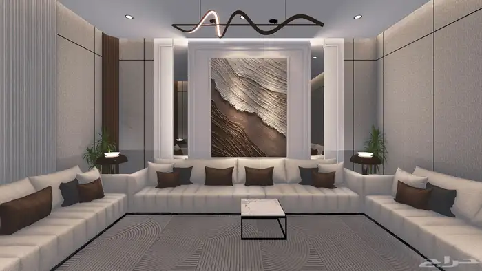 تصميم ديكور وواجهات فلل سكنية وتجارية 0