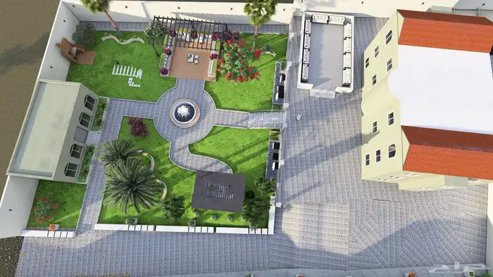 تصميم ديكور وواجهات فلل سكنية وتجارية 8