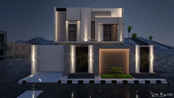 تصميم ديكور وواجهات فلل سكنية وتجارية 21
