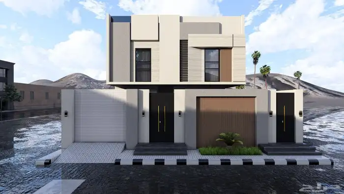 تصميم ديكور وواجهات فلل سكنية وتجارية 22