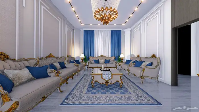 تصميم ديكور وواجهات فلل سكنية وتجارية 17