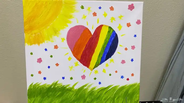 لوحة كانفس من رسمي 1