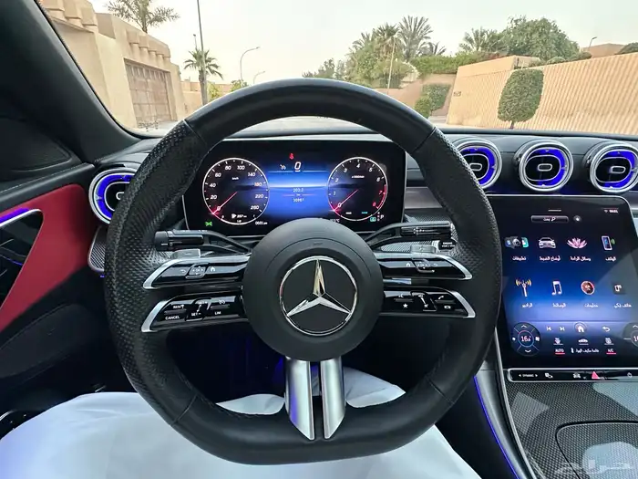 مرسيدس C200 ماشيه 35 الف فقط 2023 بحاله الوكاله 20