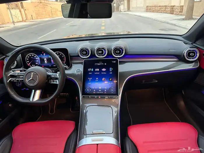 مرسيدس C200 ماشيه 35 الف فقط 2023 بحاله الوكاله 23