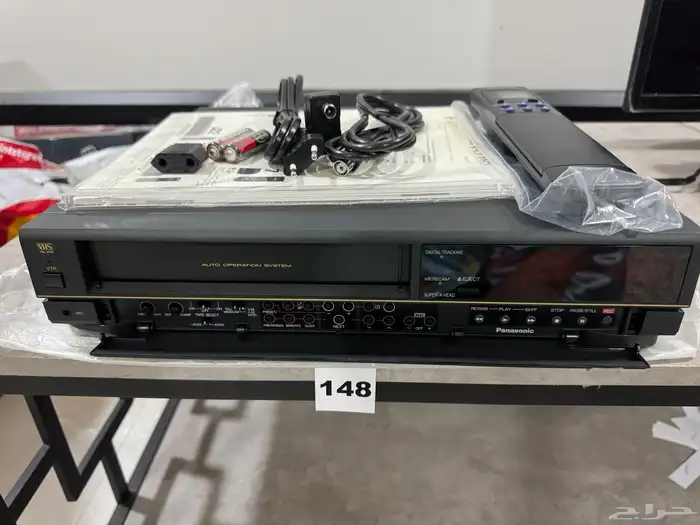 جهاز فيديو (VHS) جديد باناسونيك Panasonic انتيك - بند (148) 6