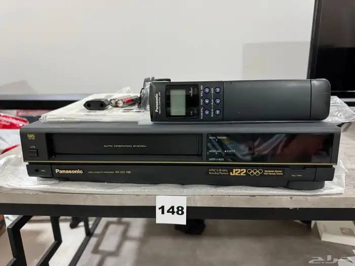 جهاز فيديو (VHS) جديد باناسونيك Panasonic انتيك - بند (148) 3