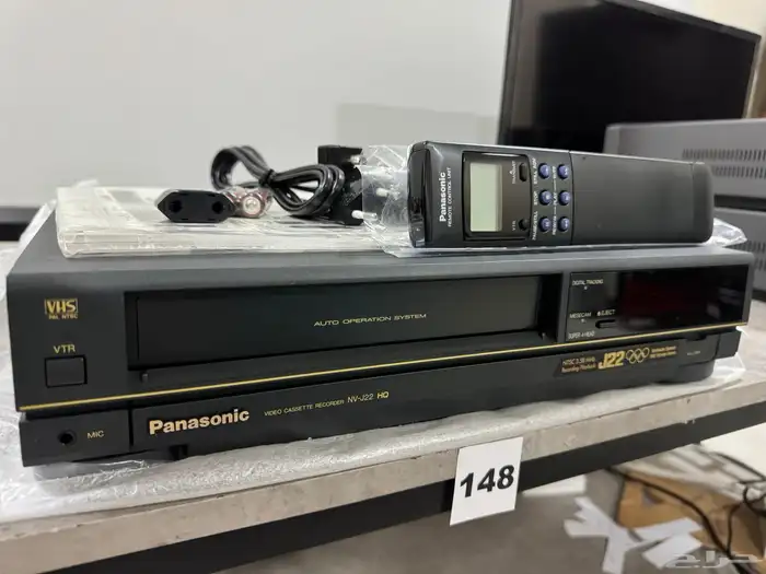 جهاز فيديو (VHS) جديد باناسونيك Panasonic انتيك - بند (148) 5