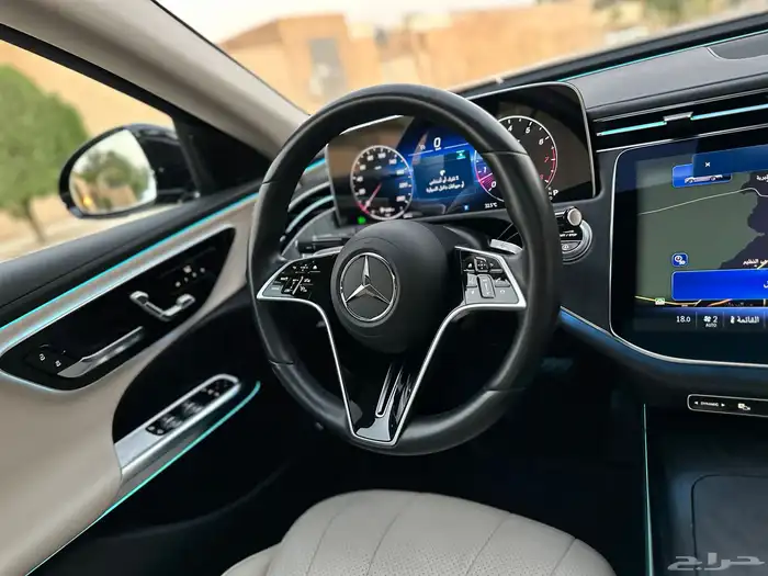 مرسيدس E200 بحاله الوكاله داخل ابيض 2024 33