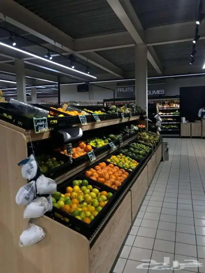 ديكور محل خضار قسم الخضار 13