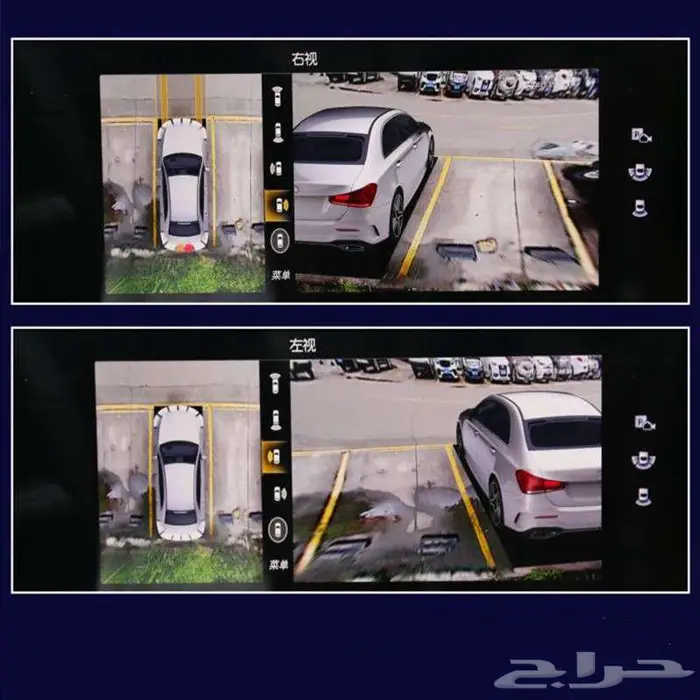 كاميرات لجميع انواع مورسديس تركب على الشاشه الاصليه البلد 1