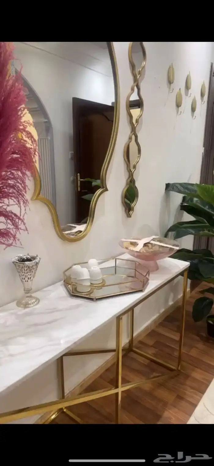 مدخل رخام مع 3 مرايات 1