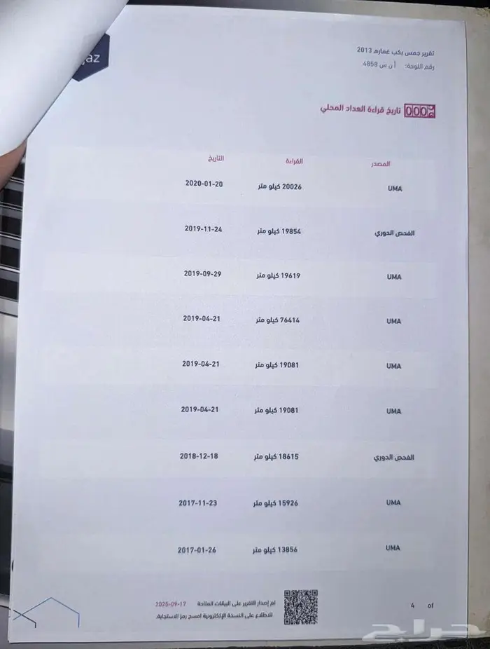 للبيع جمس سييرا 2013 غماره سعودي عداد قليل ( مخززنه ) 54