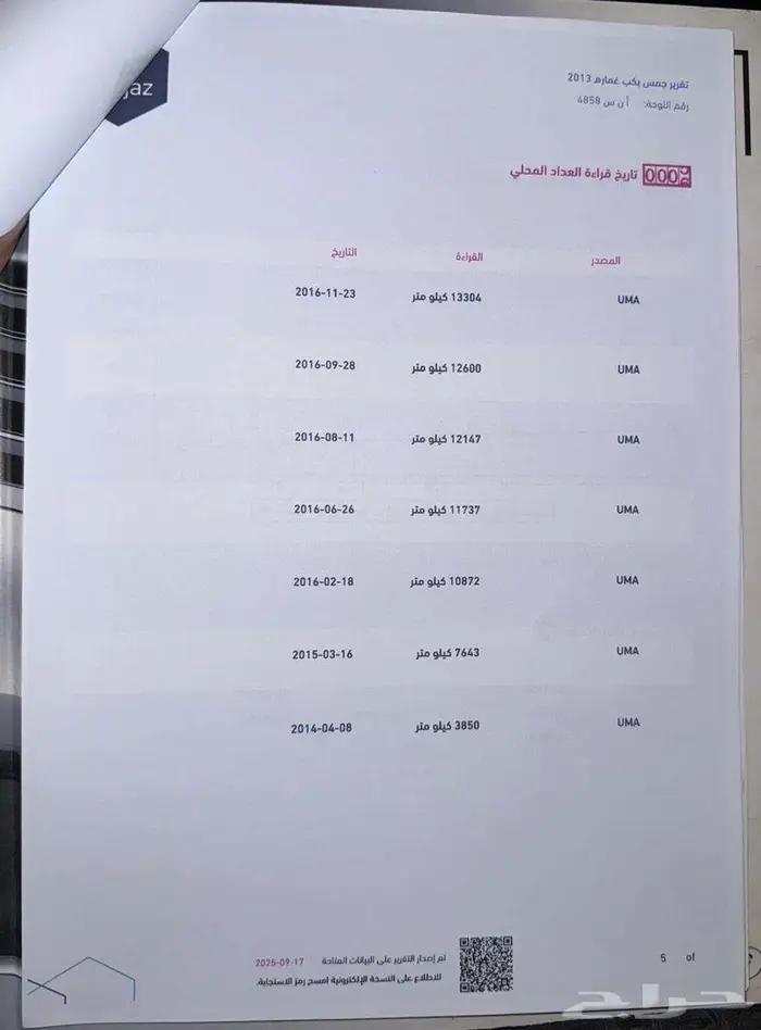 للبيع جمس سييرا 2013 غماره سعودي عداد قليل ( مخززنه ) 55