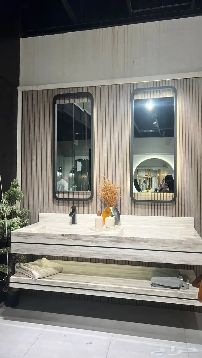 تفاصيل مغاسل ورخام طبيعي 9