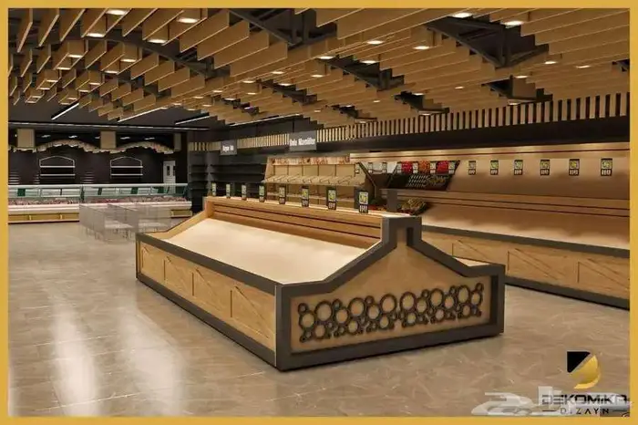 ديكور محل خضار قسم الخضار 4