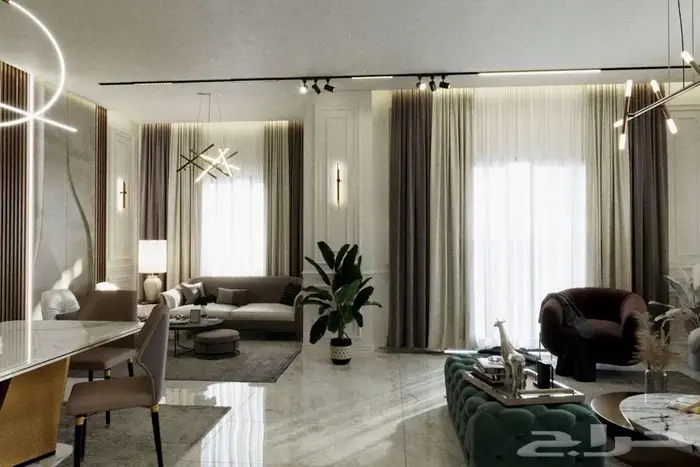 تصميم داخلي ديكور شقق فلل مساجد مكاتب محلات مطاعم..الخ 14