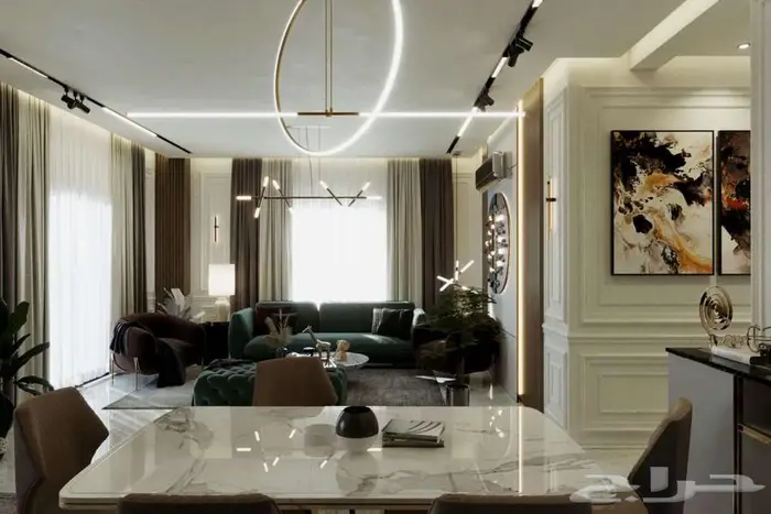تصميم داخلي ديكور شقق فلل مساجد مكاتب محلات مطاعم..الخ 16
